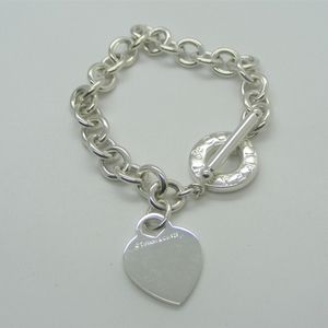 Tiffany & Co. Sterling Silver Heart toggle bracelet